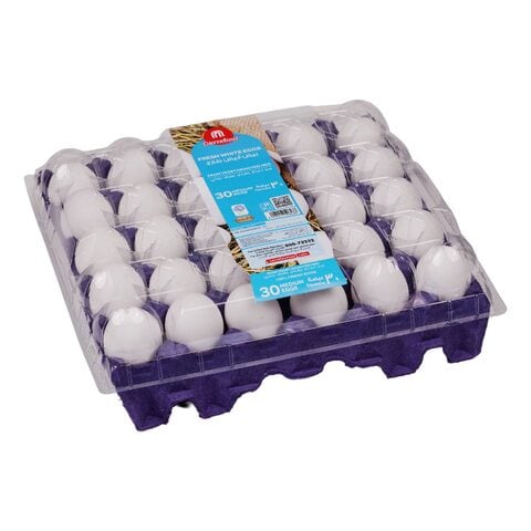 Fresh Medium White Eggs 368 PCS Per Box
