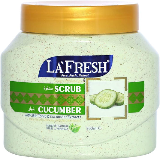Lafresh cucumber face Scrub, 500ml